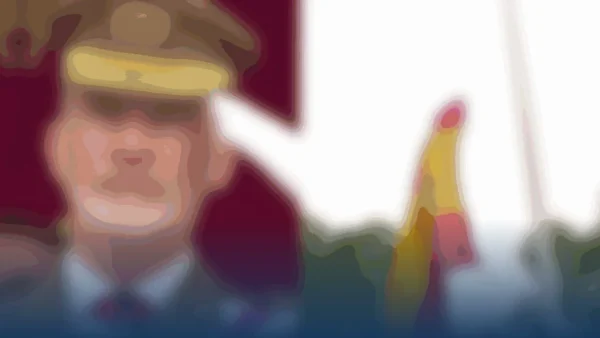 La caída de la bandera en Vigo: un momento inesperado que captura la atención del rey Felipe VI